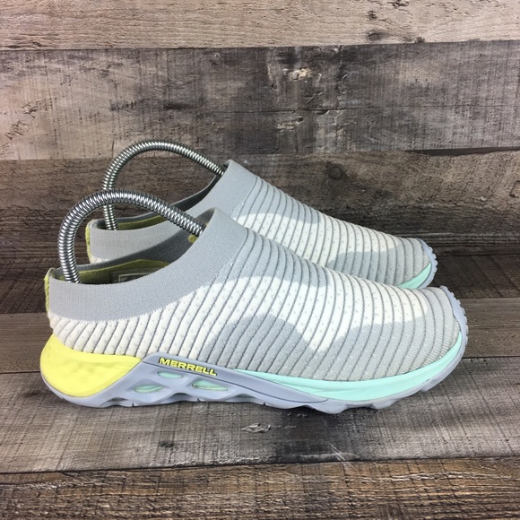 Merrell Shoes - Merrell Range Slide AC Slip On Gray Purple Hiking Shoes